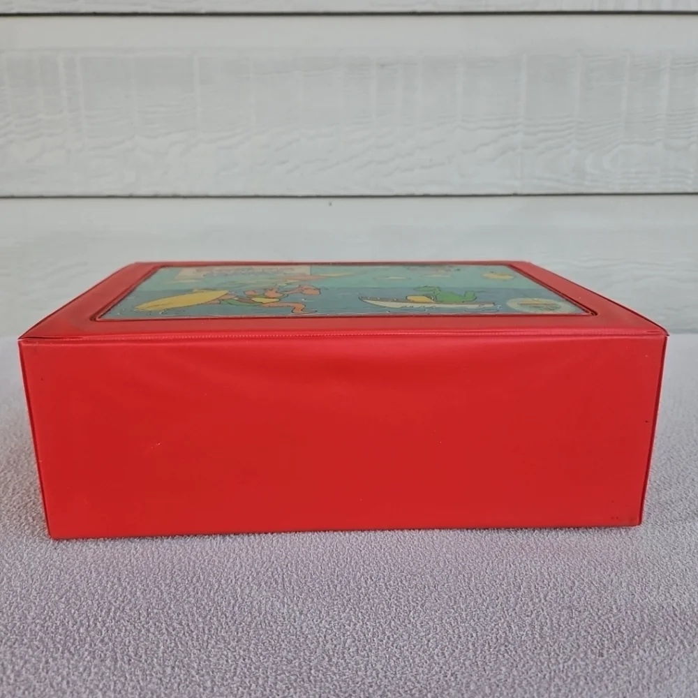 1986 The Saurus Gang Vinyl Storage Case Box Vintage Cliff Galbraith Swim Club